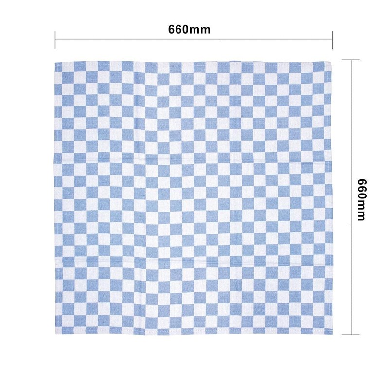 Vogue E578 Chef Single Tea Towel Blue 26"X26" Kitchen Restaurant