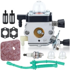 hiSpkNix FS55R Carburetor for STIHL FS55R FS45 FS38 HS45 FS55 KM55R FS46 FS55RC FS55R HS45 FS38 FS45 FC55 FS45C HL45 FS46C KM55 FS55C FS55T FS45L String Trimmer Weedeater Parts​
