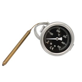 Pizza Oven Electric Oven Bread Oven Thermometer Pointer Temperature Display 500 Degrees 304 Stainless Steel Temperature Display