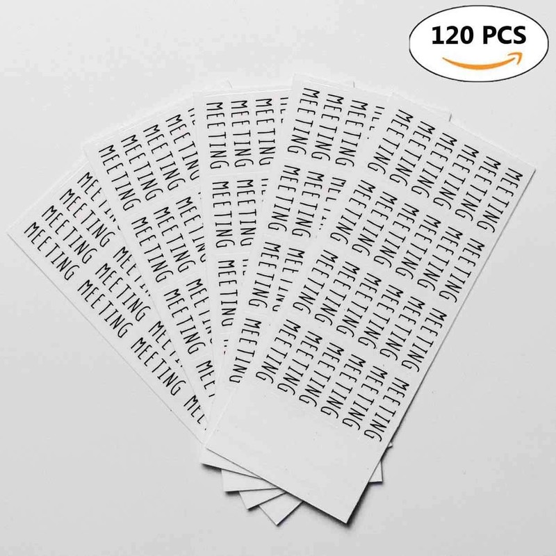 Microphone Planner Stickers, 120 Clear Singer Singing Music Song Labels