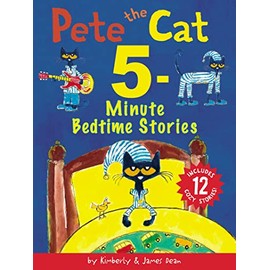 Pete the Cat: 5-Minute Bedtime Stories: Includes 12 Cozy Stories!