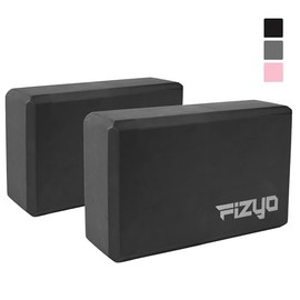 Fizyo Yogablock 2er Set Rutschhemmender Stretching Block aus EVA-Schaumstoff für Yoga, Pilates, Fitness, Yoga Block für Stabilität und Dehnung