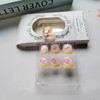 24Pcs Press on Short Toenails,YIHONGYAN Nude Fake Toe Nails Press