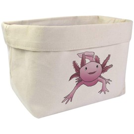 Azeeda Large 'Axolotl' Canvas Organiser/Storage Bag (OR00013985)