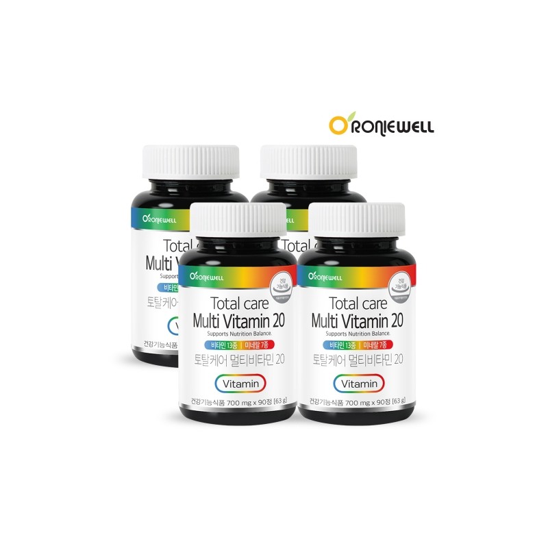 Roniwell Total Care Multivitamin 20 (700mg x 90 Tablets) /