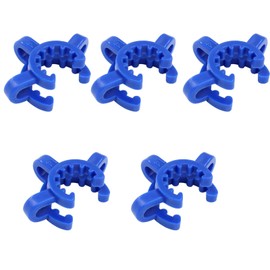 Marvexi 5Pcs Plastic Keck Clip 14mm Joint Clips Keck Clips Ground Glass Joint Standard Conical Interface Clip for Glass（Blue）