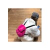 Ulisty Women's Small Faux Fur Rabbit Fur Backpack Furry Drawstring