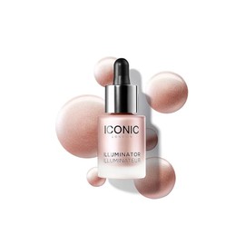 Iconic London Illuminator Liquid Hyra 3 for radiant glow cruelty-free vegan makeup ORIGINAL (Champagne Shi / 아이코닉 런던 일루미네이터 빛나는 광채 크루얼티 프리 비건 메이크업을 위한 리퀴드 하이라 3 ORIGINAL (Champagne Shi