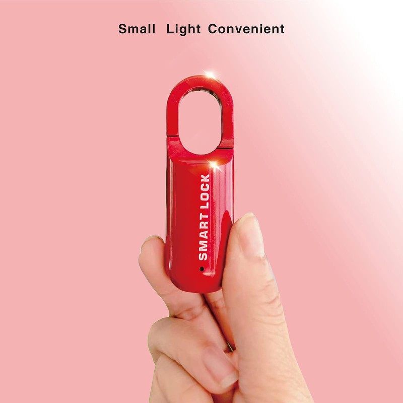 MQ-1017 Smart Fingerprint Padlock Waterproof Biometric Lock Portable Keyless Security
