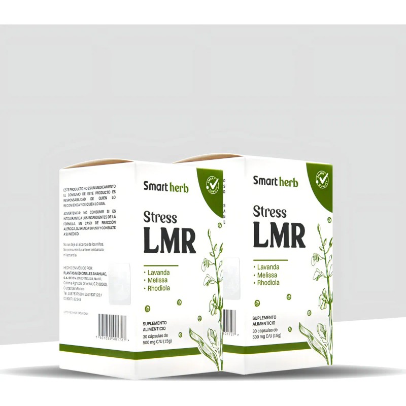 Anahuac Stress LMR Cpsulas Lavanda Rodiola Melissa Antiestrs