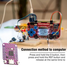 S2 Mini V1.0.0 ESP32-S2 Module XTVTX 3 Pieces Based on ESP32-S2 Development Board 4MB Flash 2MB PSRAM WiFi Compatible A-rduino MicroPython CircuitPython ESP-IDF