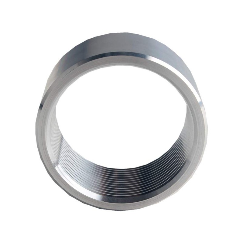 DEWHEL 2 Inch NPT Female Thread Aluminum Weld On Pipe
