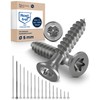 Torx Stainless Steel Screws, Wood Screws 5x100, V2A Stainless Steel,