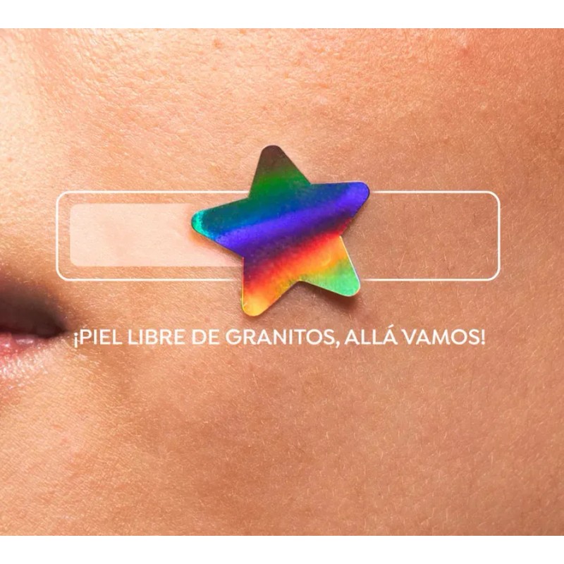 Dapop Pimple Patch Parches Para Acne Estrella Holografico Todo Tipo