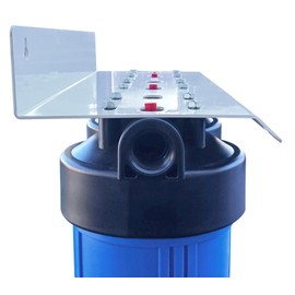 Superior Two (2) Stage Drinking Water Filter System 20" H X 4.5" Dia| NSF Certified Water Filters Set | Whole House Water Filter System | Includes Filters for Clean Drinking Water System