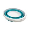 SAMMART Collapsible Plastic Bucket - Foldable Round Tub with Handle