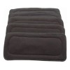 5 Absorbentes Nocturnos Charcoal 5 Capas Alva Baby Original
