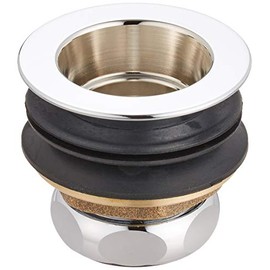SANEI PH31-25 Bathroom Drain Part, Round Pot Drain Stopper, No Overflow, For Pipe Diameter 1.0 inches (25 mm)
