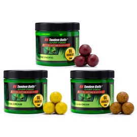 Tandem Baits Carp Feed Fishing Food Hook Bait Carp Food Oil Hookers Set of 3 18 mm 120 g Flavour Mix 1