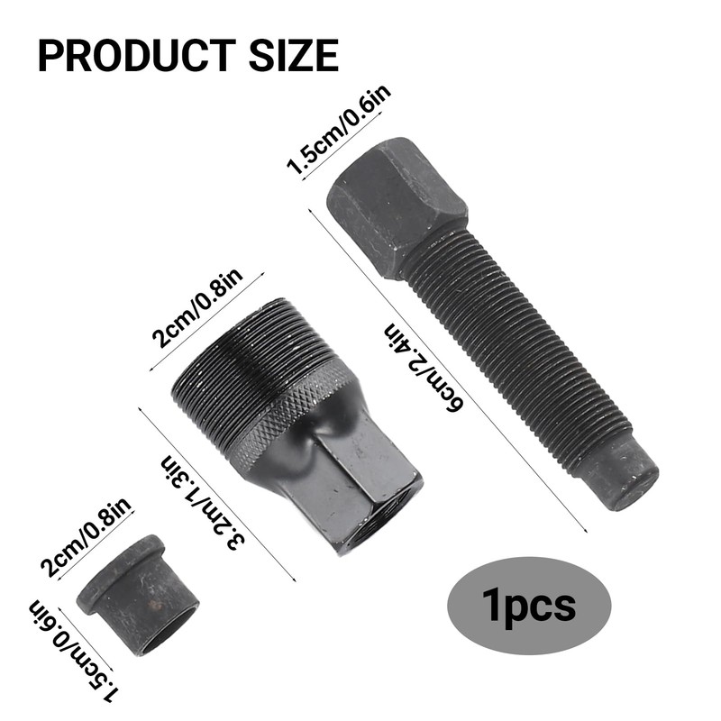 Bicycle Crank Remover Tool, Durable Carbon Steel Crank Extractor Puller