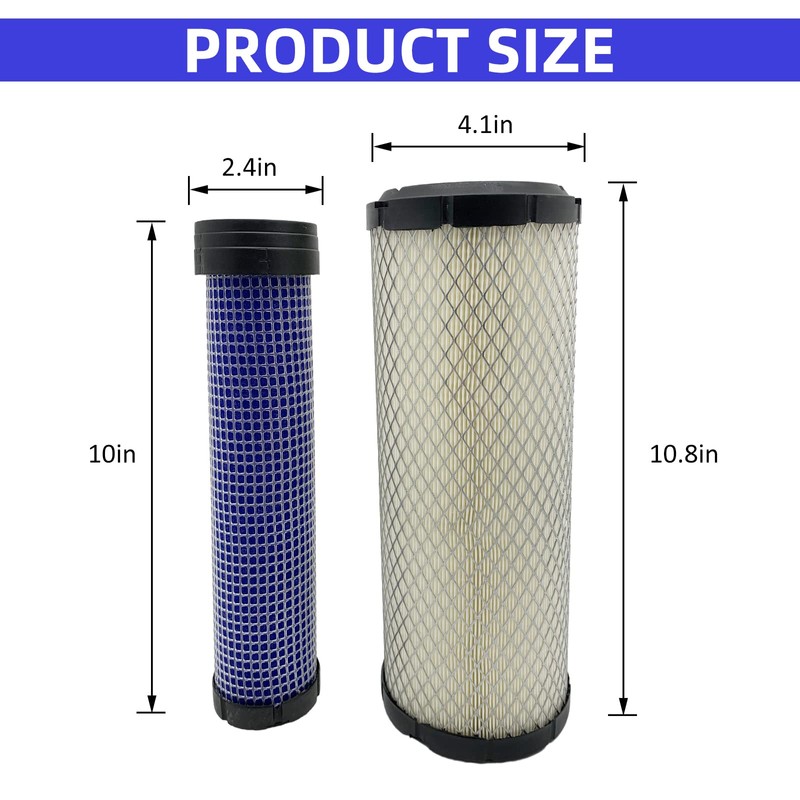 P821575 & P822858 Outer Air Filter & Inner Filter Compatible