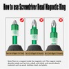 Strong Magnetic Durability Screwdriver Drill Bit Set, Anti-Slip Magnetic Electric