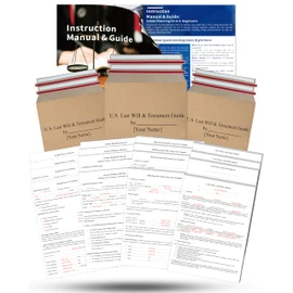 TillBio 2025 3-in-1 Estate Planning Kit – Includes Last Will, Living Trust & Power of Attorney Forms – Lawyer-Prepared Templates with Instructions – Valid in All 50 States（3pcs）