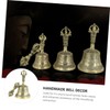 Alipis 1Pc Brass Vajra Bell Five Strand Tibetan Hand Bell