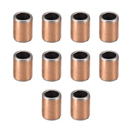 sourcing map Sleeve Bearing 4mm Bore x 6mm OD x 8mm Length Plain Bearings Wrapped Oilless Bushings 10pcs