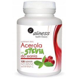 Acerola with Stevia Vitamin C 120 Lozenges Aliness
