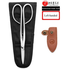 Left-handed Bonsai Scissors Professional Grade Bonsai Shears Alloy Steel Bonsai Tools Equip With Tool Bag (MT-LBS-210L)