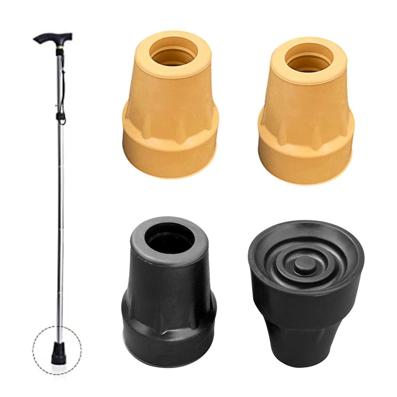 4 PCS Heavy Duty Replacement Rubber Tips for Canes and