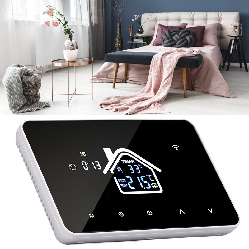 Floor Heating Thermostat 16A 4.3 Inch Touch Screen High Accuracy