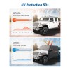 JOYTUTUS Gladiator JT Cab Cover 2020-2025, Waterproof All-Weather
