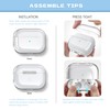 MHYALUDO MHYALUDO Airpods Pro 2nd/1st Generation Case Cover, Compatible with