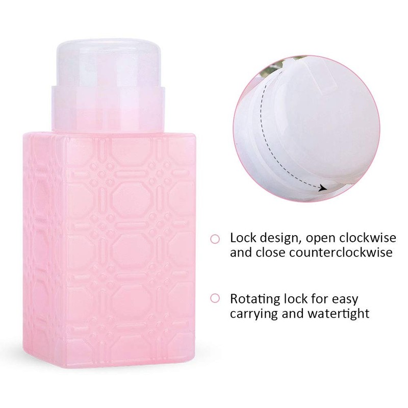 Pump Dispenser, 250 ml Portable Empty Liquid Pump Bottles, Lotion