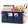 Lilithye Bedside Caddy Bedside Organizer Bedside Storage Caddy with Fixed