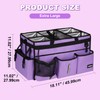 TWINDLE Extra-Large Cleaning Caddy Bag With Detachable Divider,Cleaning Caddy For
