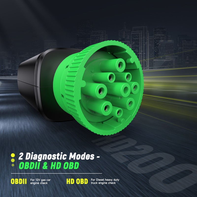 ANCEL HD200 Heavy Duty Truck OBD2 Scanner Diagnostic Speed Limit