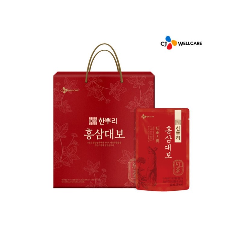 1 box of Hanppuri Hongsamdaebo (50ml x 24 pieces) /