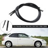 Topteng 2pcs L+R Door Roof Side Molding passend für Honda