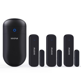 Door Chime, Door Sensor Chime for Door Opens – Door Ringer with 500ft Operating Range 52 Chime 110dB LED Indicators –Entry Alert Chime for Business/Home/Office (1 Receiver+3 Sensors)