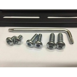 10 Front License Plate Tag Holder Mounting Adapter Bumper Kit Bracket for Auto Car SUV Truck Van Golf Cart (All Models) Quantity Discount (9.45$ to 5.60$)(Each with 6 Screws + 2 Built in Nuts) (10)