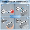 Ducha De Alta Presión De Acero Inoxidable Ajustable 5 Modos