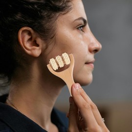 FOMIYES 3pcs Wooden Massage Roller Set Handheld Body Massager Tool for Foot Shoulder Neck Back