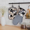 DASSIRA Oven Mitt, Pot Holder and Mini Mitts Set, Heat