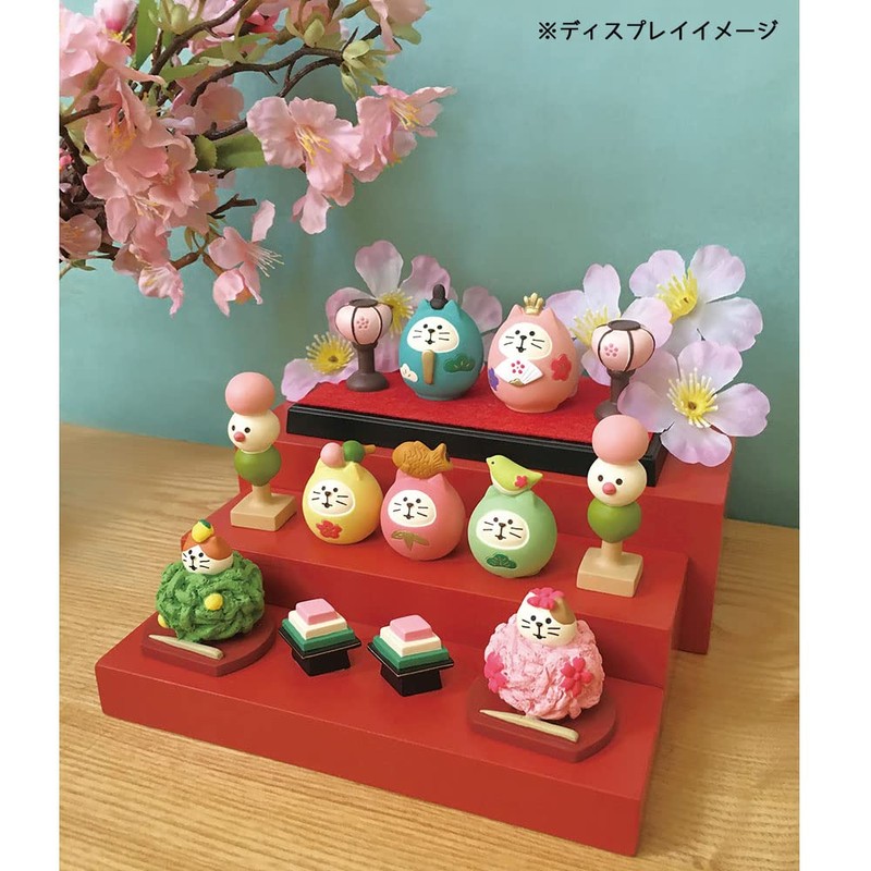 Decole Corporation ZMM-62334L Kneaded Cat Cherry Blossom, Approx. W 1.5