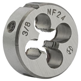 Aceteel 3/8"-24 UNF Round Die, Right Hand Machine Thread Die 3/8 x 24 UNF