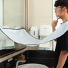 Self Haircut Shaving Guide Apron 3ea