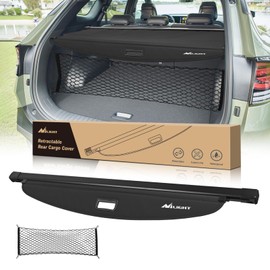 Nilight Trunk Cargo Cover for Kia Sportage Accessories 2023 2024, Retractable Security Shade Rear Cargo Cover, with Trunk Storage Net, 1-Pack
